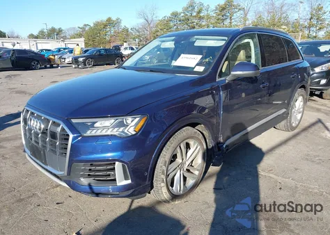 2020 Audi Q7 Prestige 55 Tfsi Quattro Tiptronic из США, поврежденный, VIN WA1VXBF78LD007741